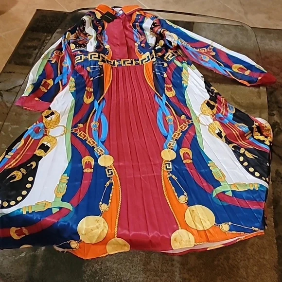 My Sexy Styles by Jainmy Martinez MILAN PLEATED SKIRT DRESS NWT XL - Picture 3 of 7